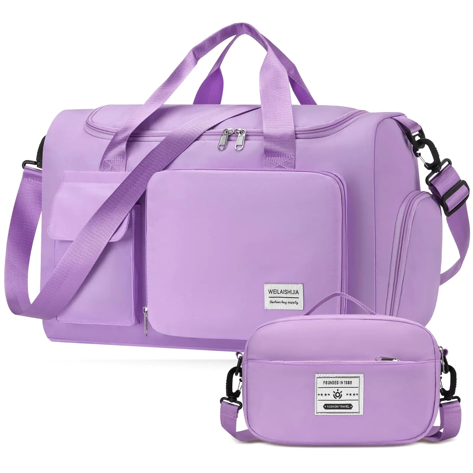 Women’s Travel Duffel Bag with Shoe Compartment