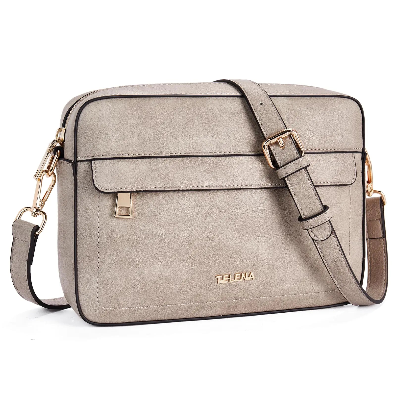 Handbag with Adjustable Wide Strap